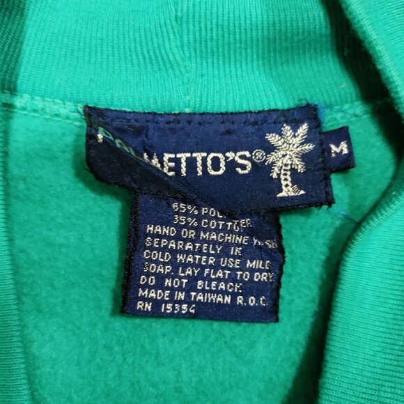 Palmettos 80's Button-Front Relaxed Cozy Vest Jacket Blue Women's Size Medium - Picture 6 of 9